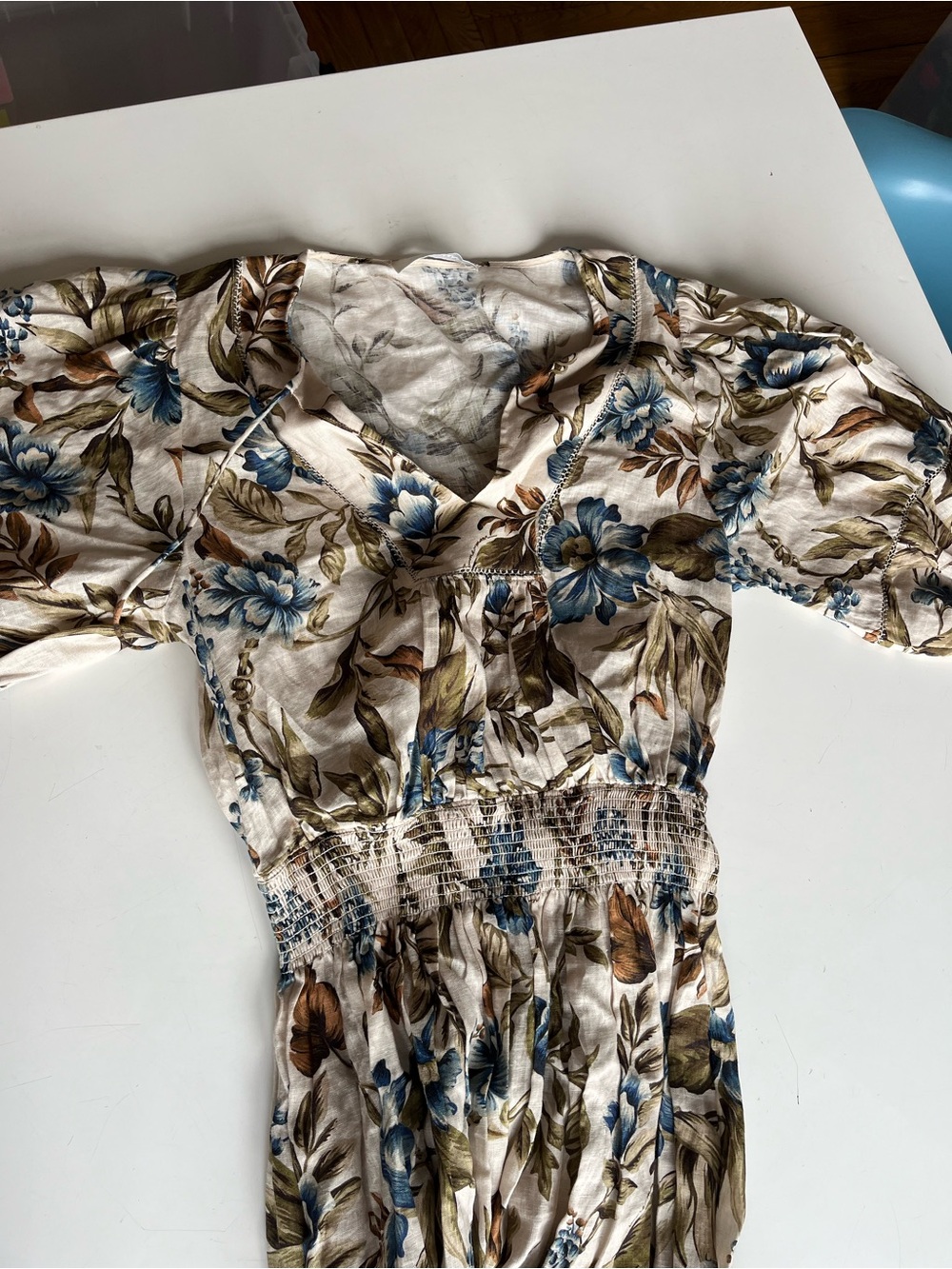 Zimmermann Aliane Shirred Waist Dress - Picture 4 of 5